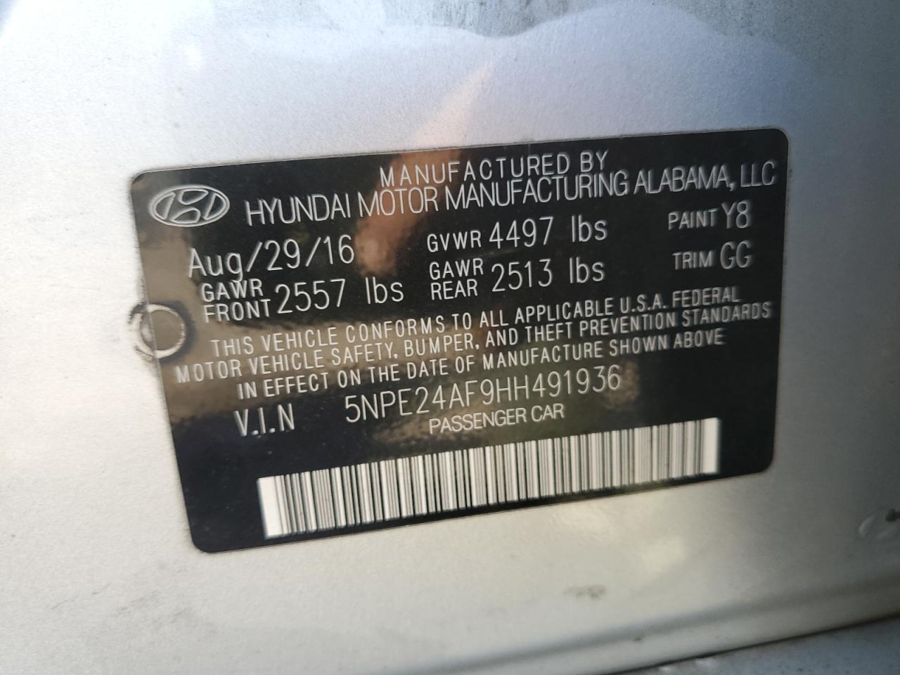 2017 Hyundai Sonata - Image 14