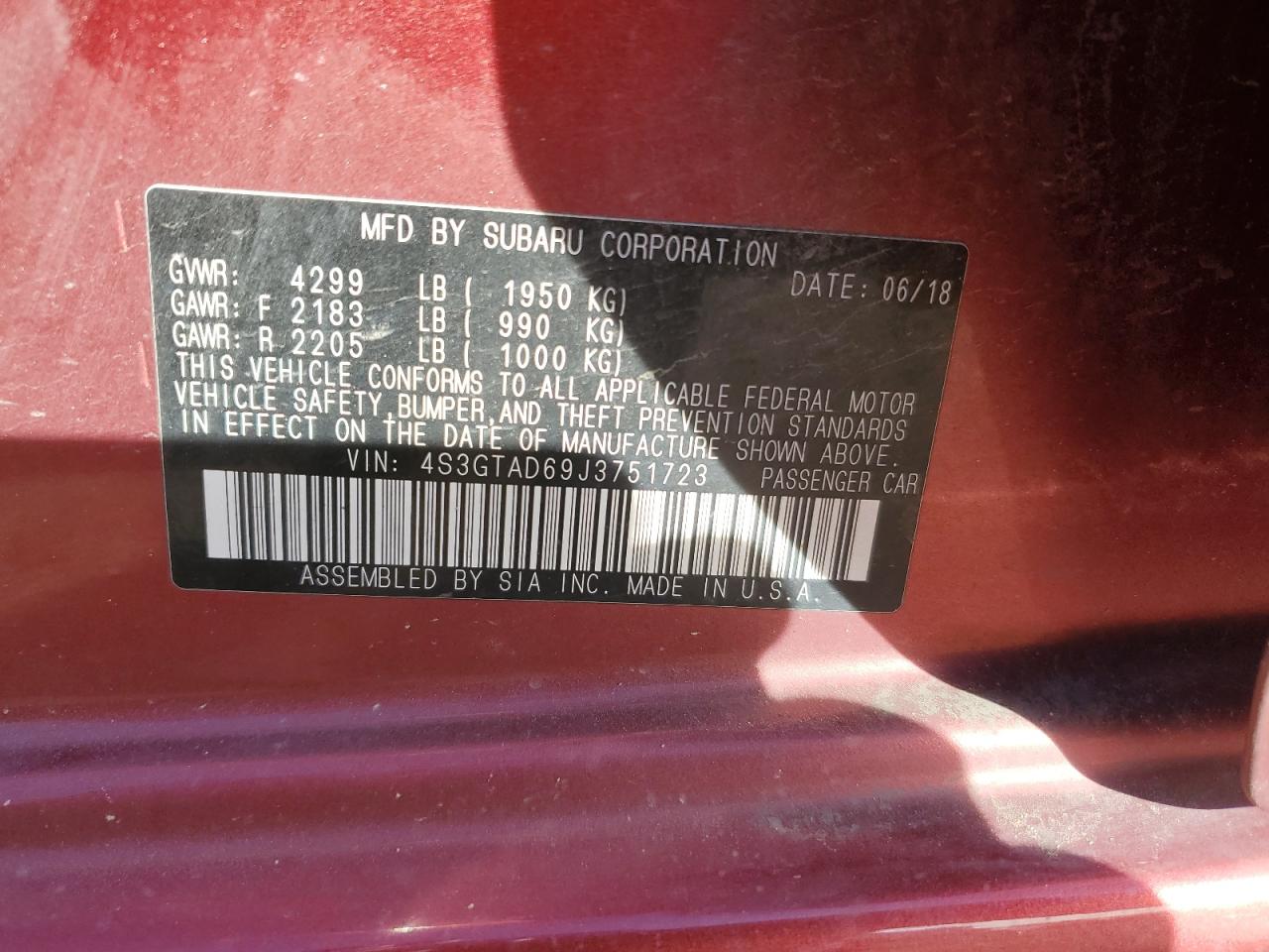 2018 Subaru Impreza - Image 12