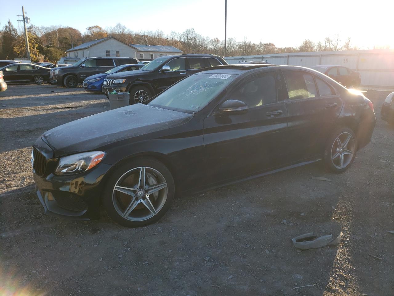 VIN 55SWF4KB7FU035934 2015 MERCEDES-BENZ C-CLASS no.1