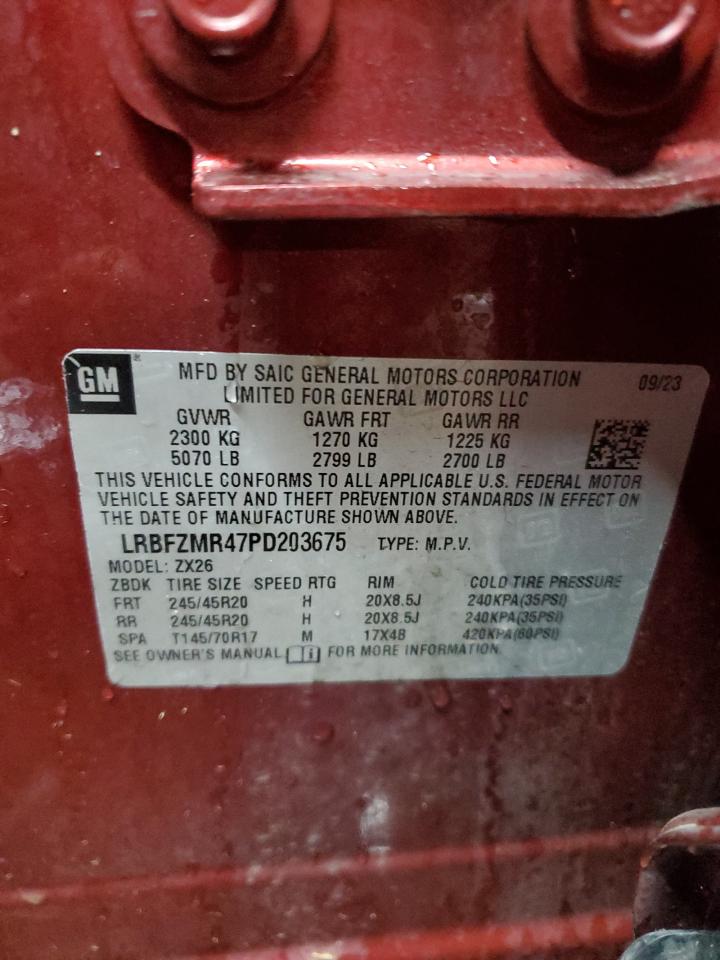 2023 Buick Envision Preferred VIN: LRBFZMR47PD203675 Lot: 79642974