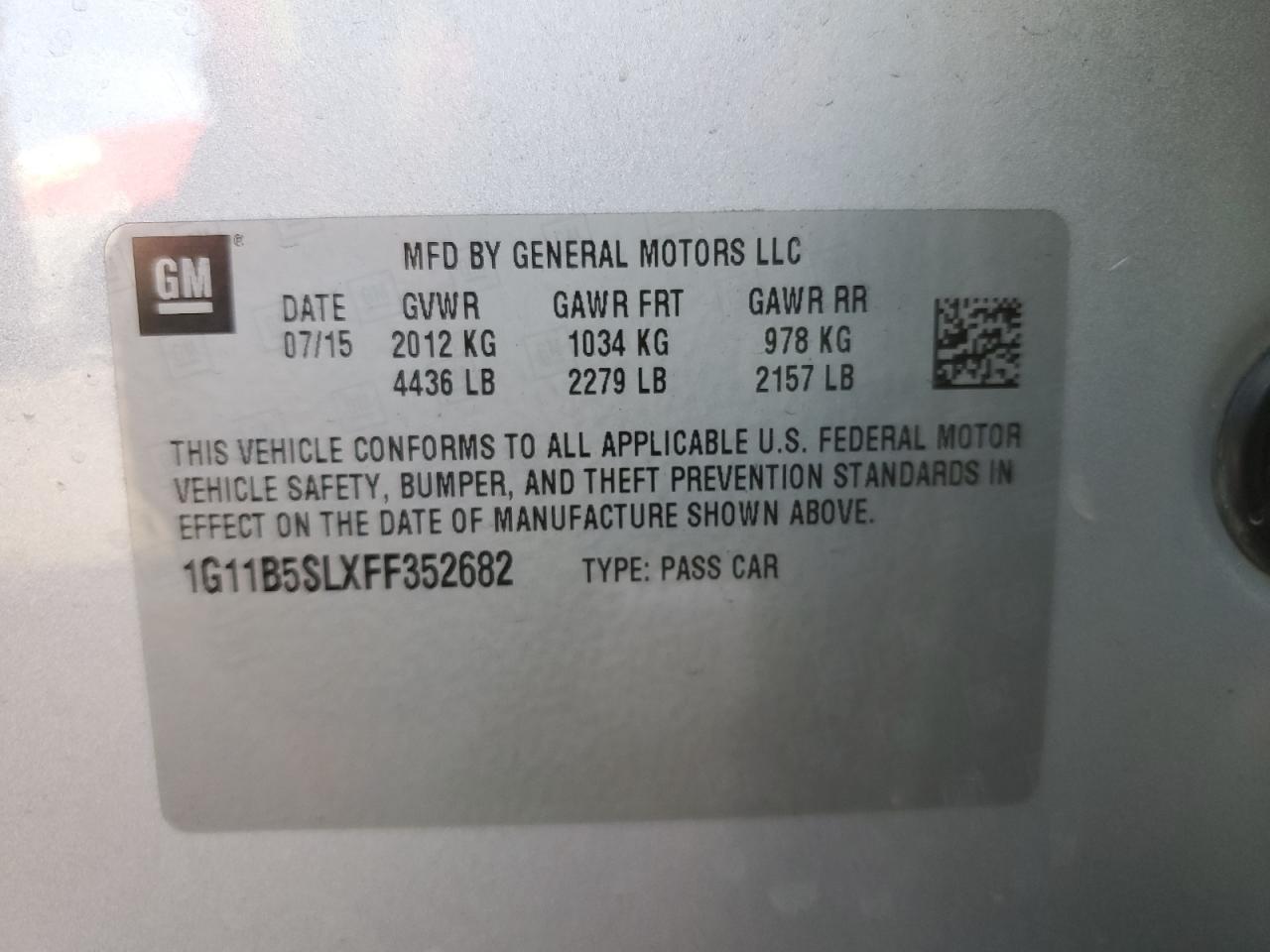 2015 Chevrolet Malibu - Image 12