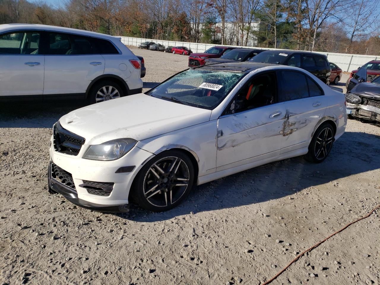 VIN WDDGF8AB3EA927190 2014 MERCEDES-BENZ C-CLASS no.1