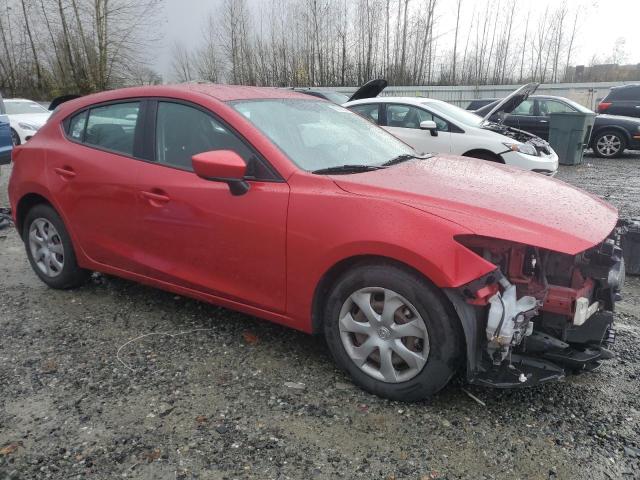  MAZDA 3 2015 Czerwony