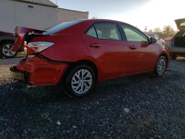  TOYOTA COROLLA 2017 Red