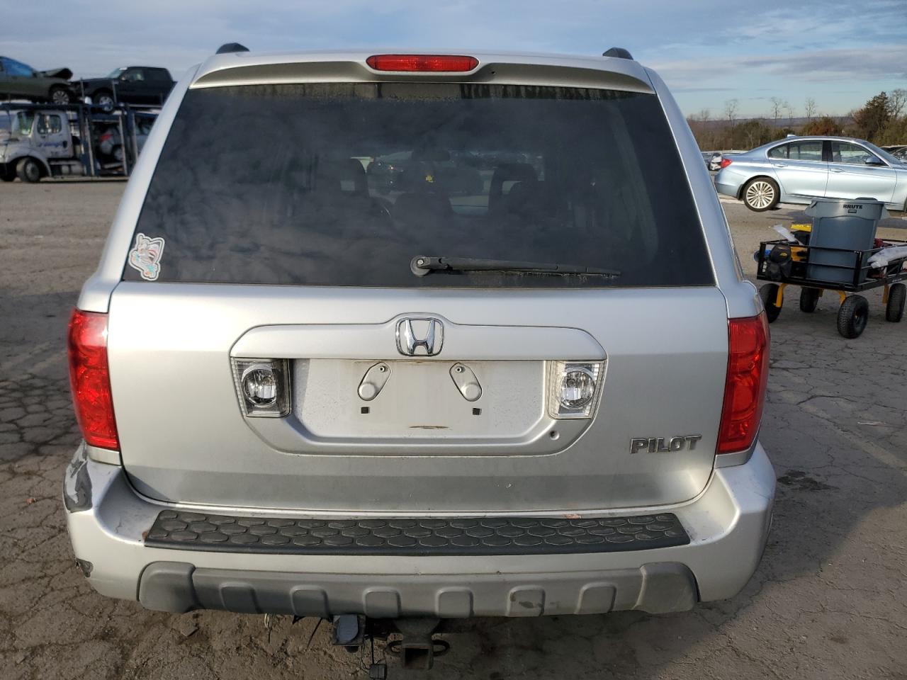 2005 Honda Pilot Ex VIN: 5FNYF18445B048107 Lot: 76565004