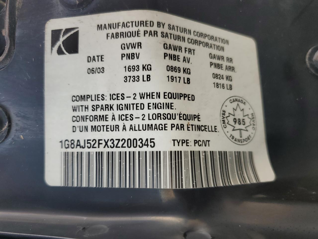 2003 Saturn ION - Image 13