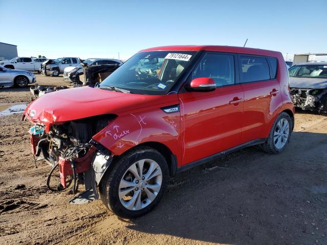  KIA SOUL 2016 Czerwony