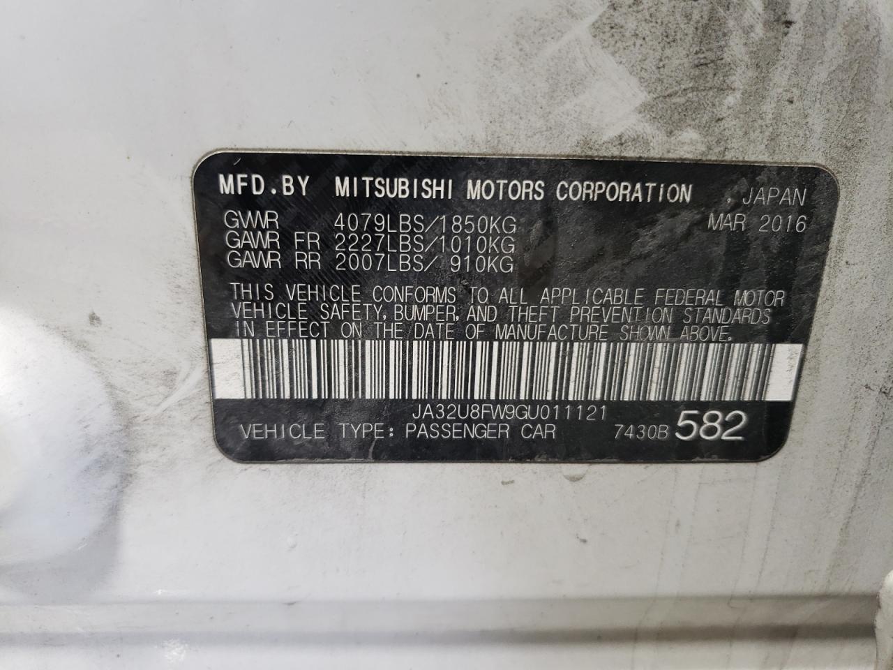 2016 Mitsubishi Lancer - Image 12