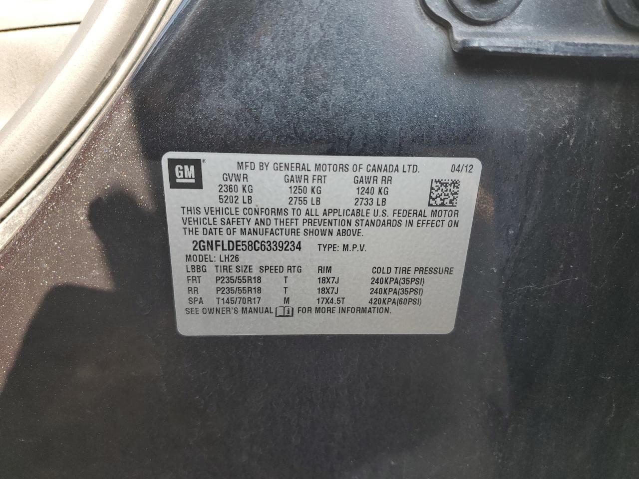 2012 Chevrolet Equinox - Image 13