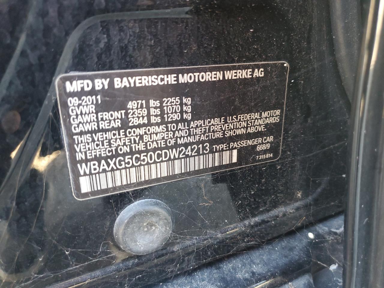 2012 BMW 5er - Image 12
