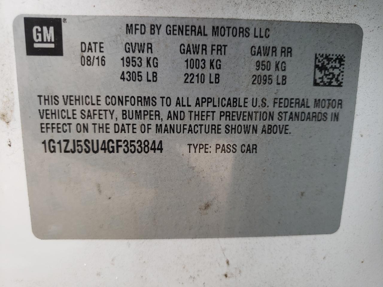 2016 Chevrolet Malibu - Image 12