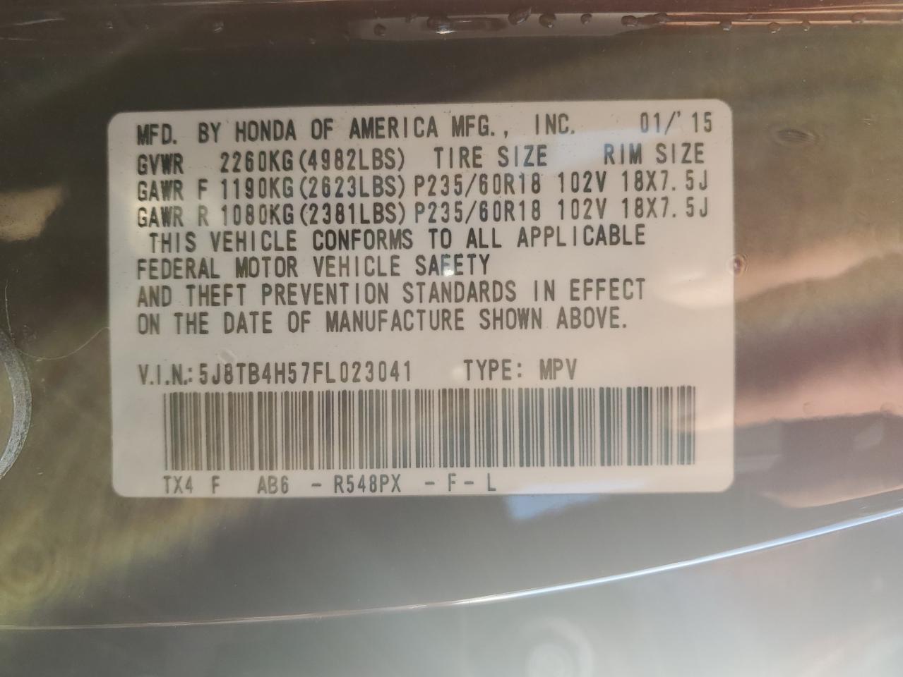 2015 Acura RDX - Image 13