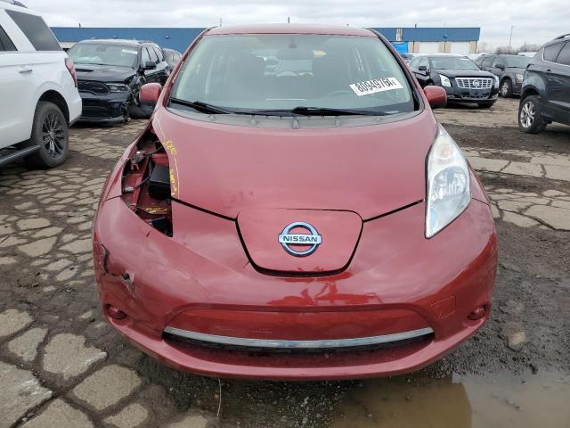  NISSAN LEAF 2015 Красный