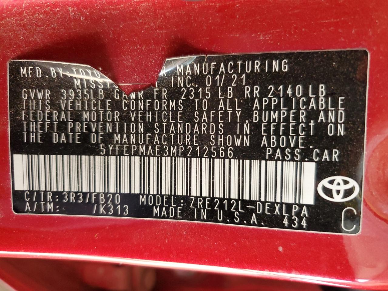 2021 Toyota Corolla - Image 12