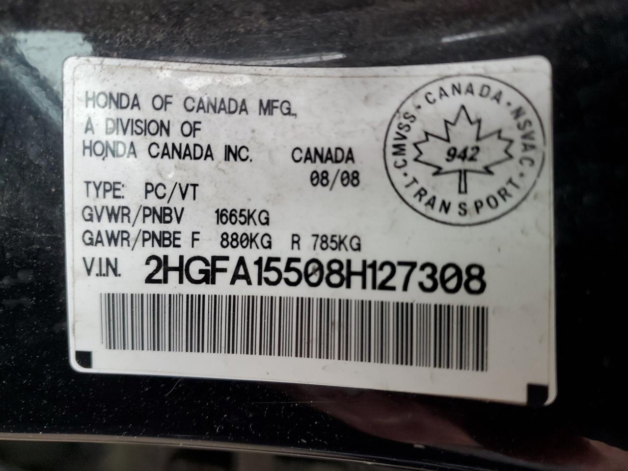 2008 Honda Civic - Image 12