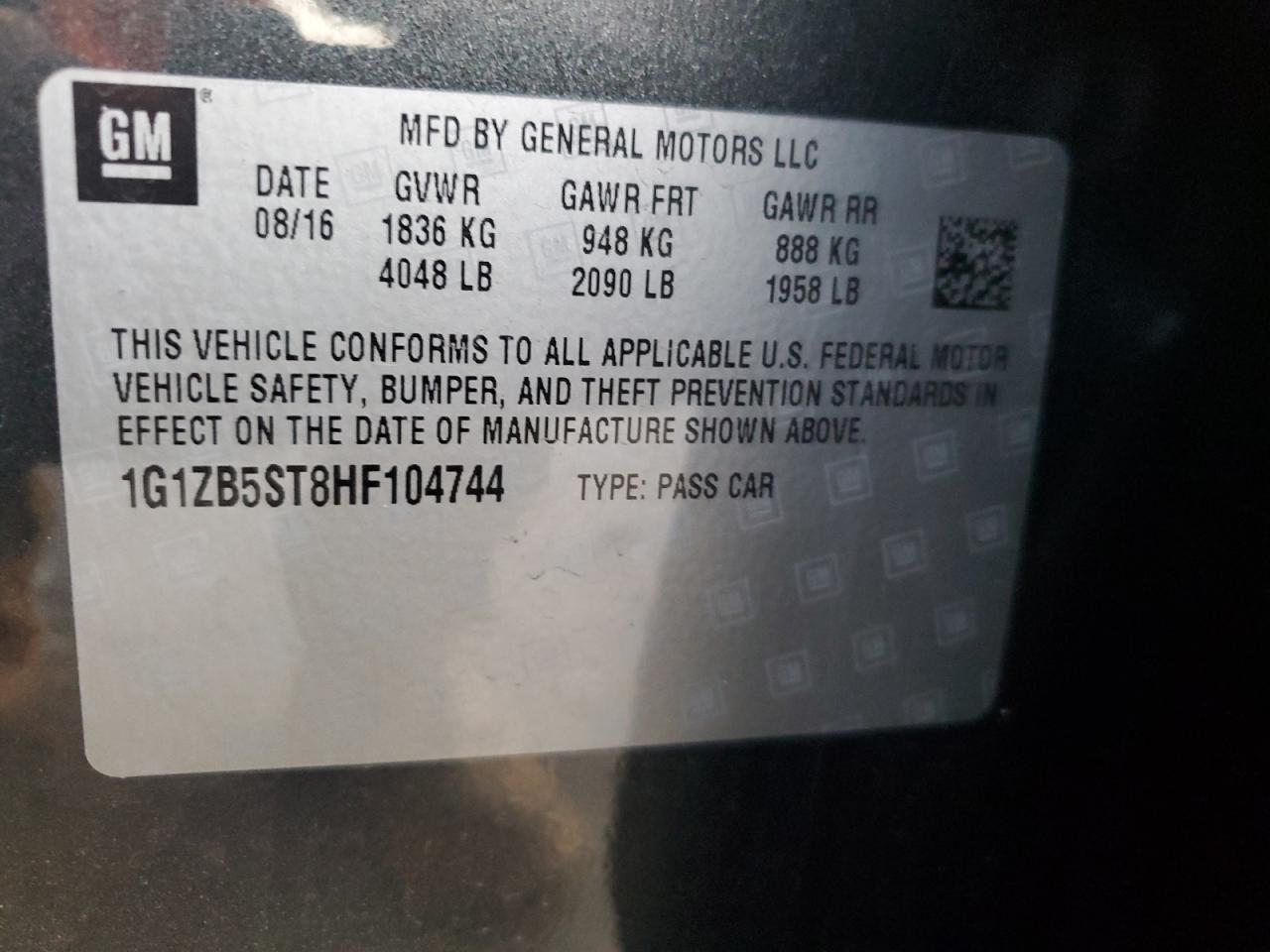 2017 Chevrolet Malibu - Image 12