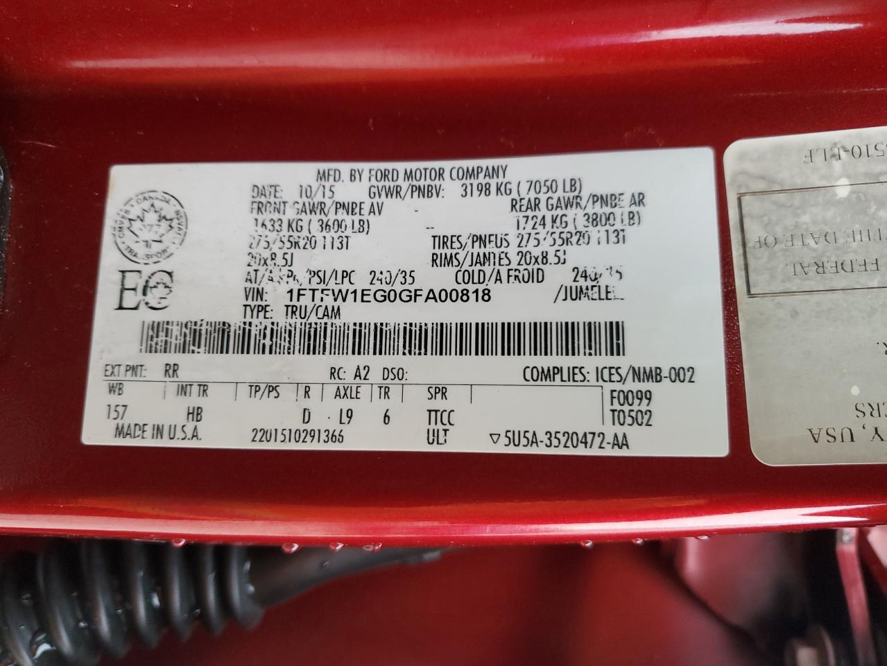 2016 Ford F-150 - Image 12