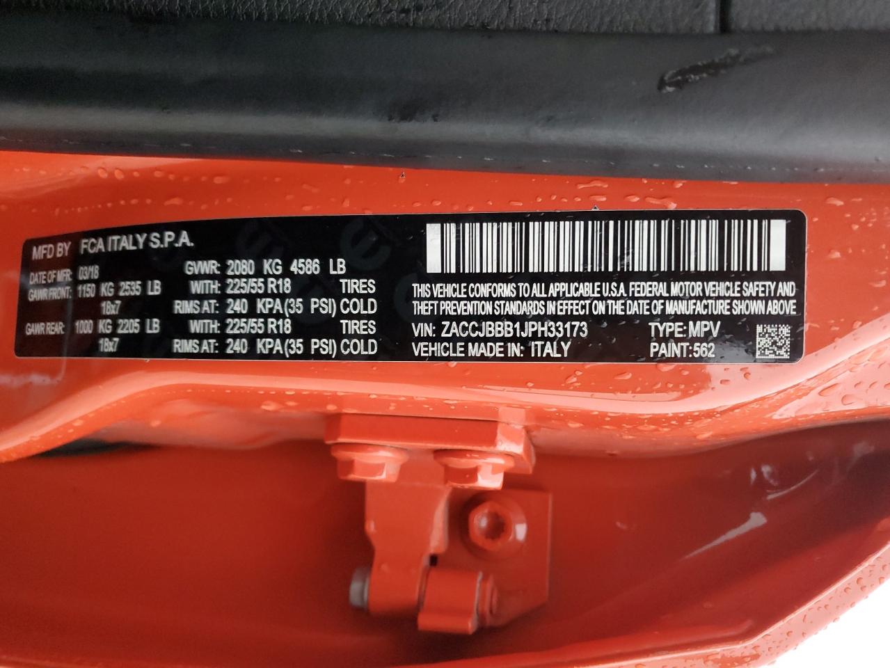 2018 Jeep Renegade - Image 13