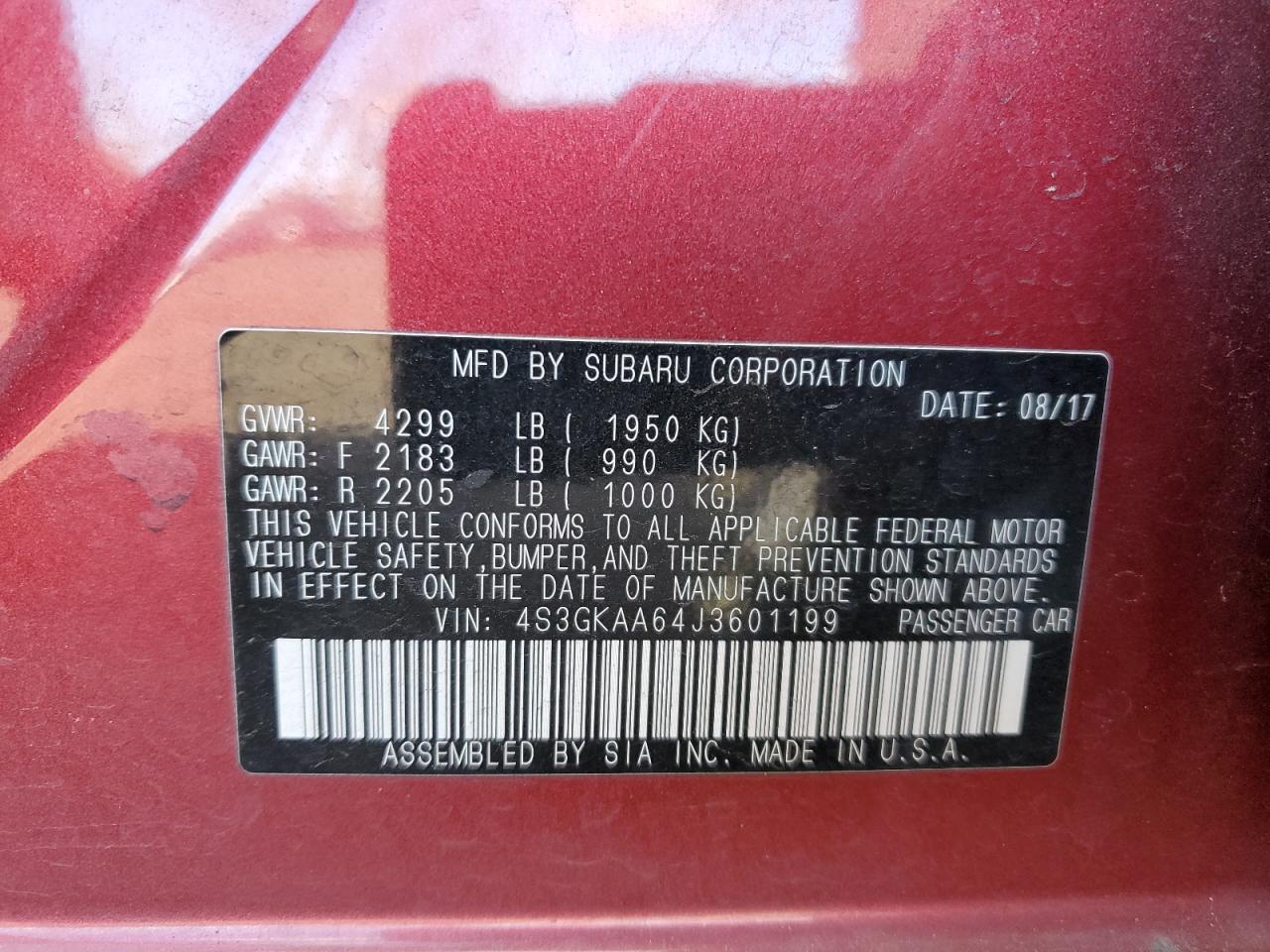 2018 Subaru Impreza - Image 14