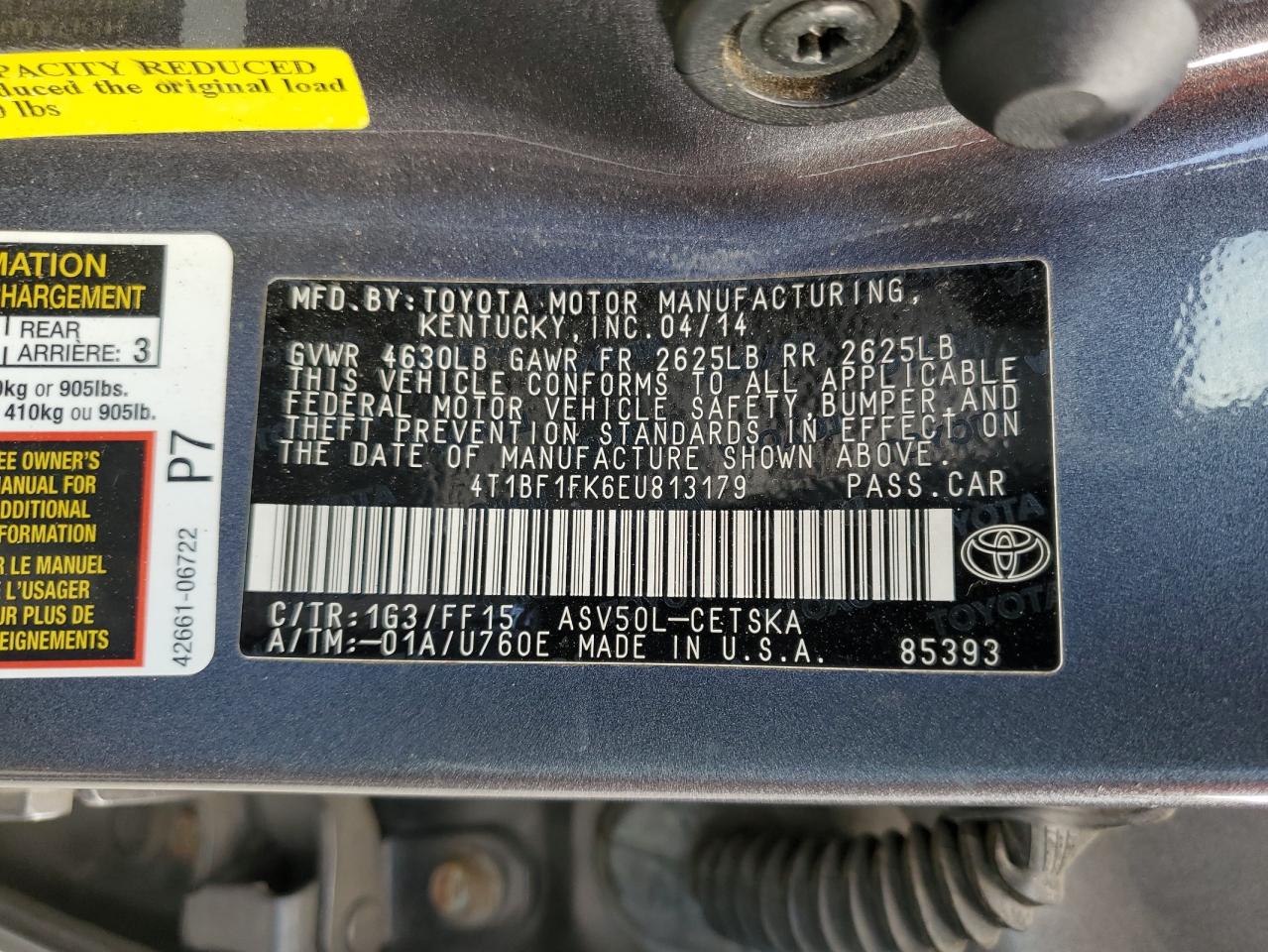 2014 Toyota Camry - Image 12