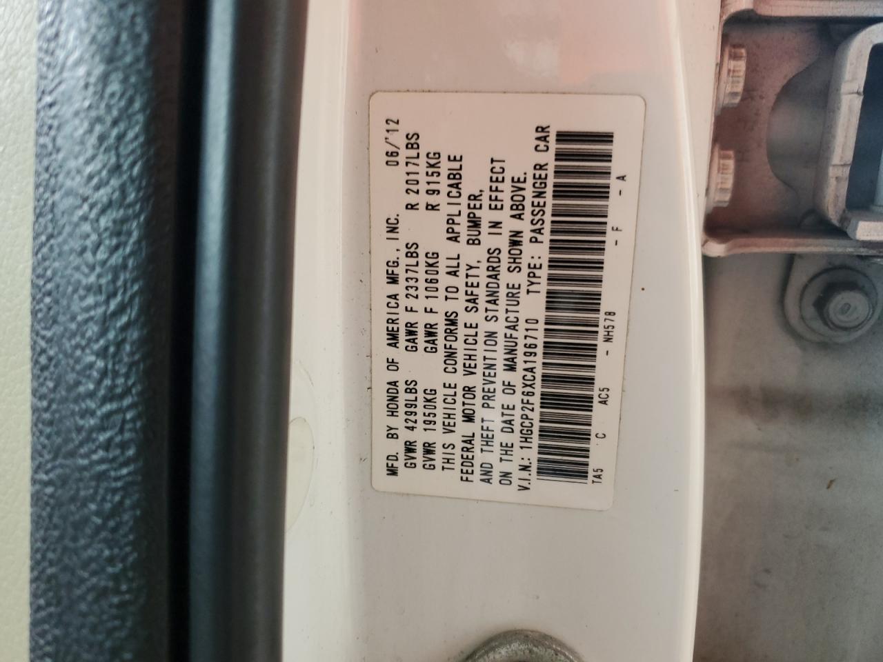 2012 Honda Accord - Image 12