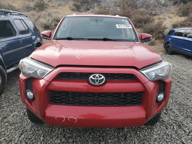  TOYOTA 4RUNNER 2018 Czerwony