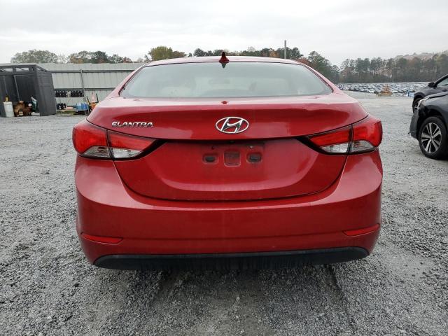  HYUNDAI ELANTRA 2015 Красный
