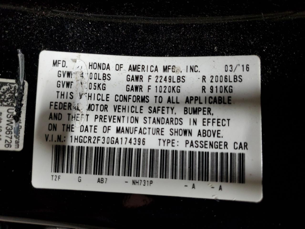 2016 Honda Accord - Image 13