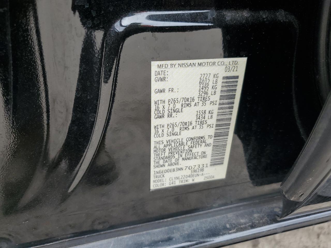 2021 Nissan Navara (Frontier) - Image 14