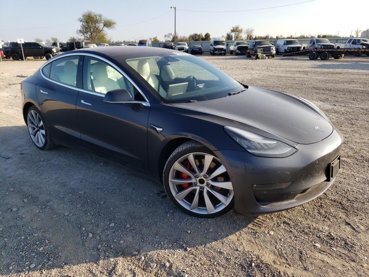 VIN 5YJ3E1EBXKF214061 2019 TESLA MODEL 3 no.4