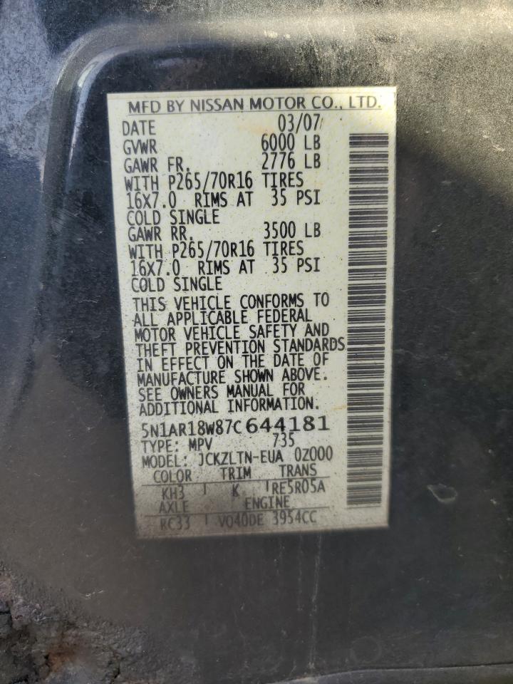 2007 Nissan Pathfinder - Image 14