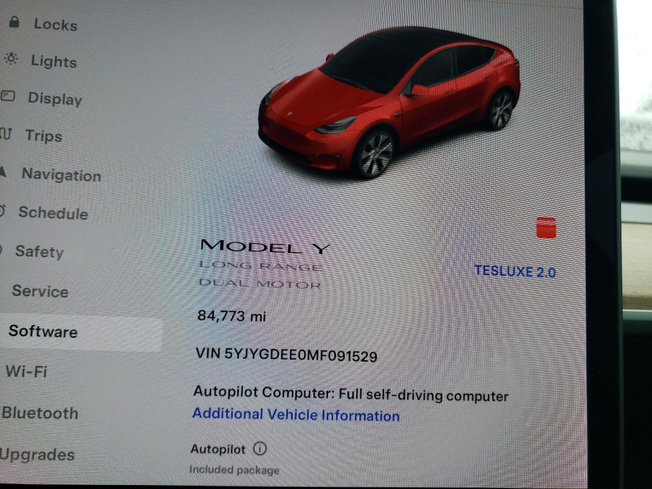 2021 Tesla Model Y VIN: 5YJYGDEE0MF091529 Lot: 82616054