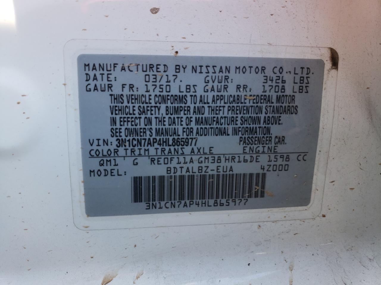 2017 Nissan Versa - Image 14