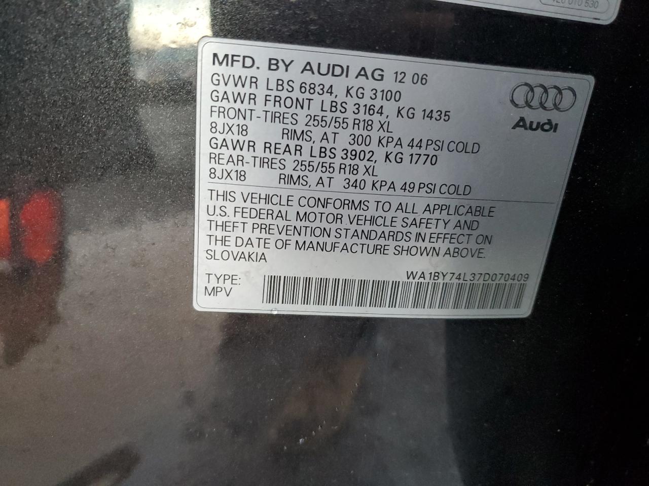 2007 Audi Q7 - Image 12