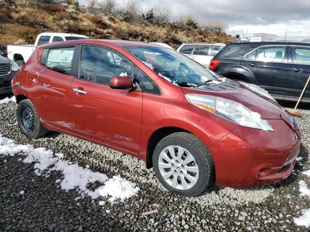  NISSAN LEAF 2015 Red