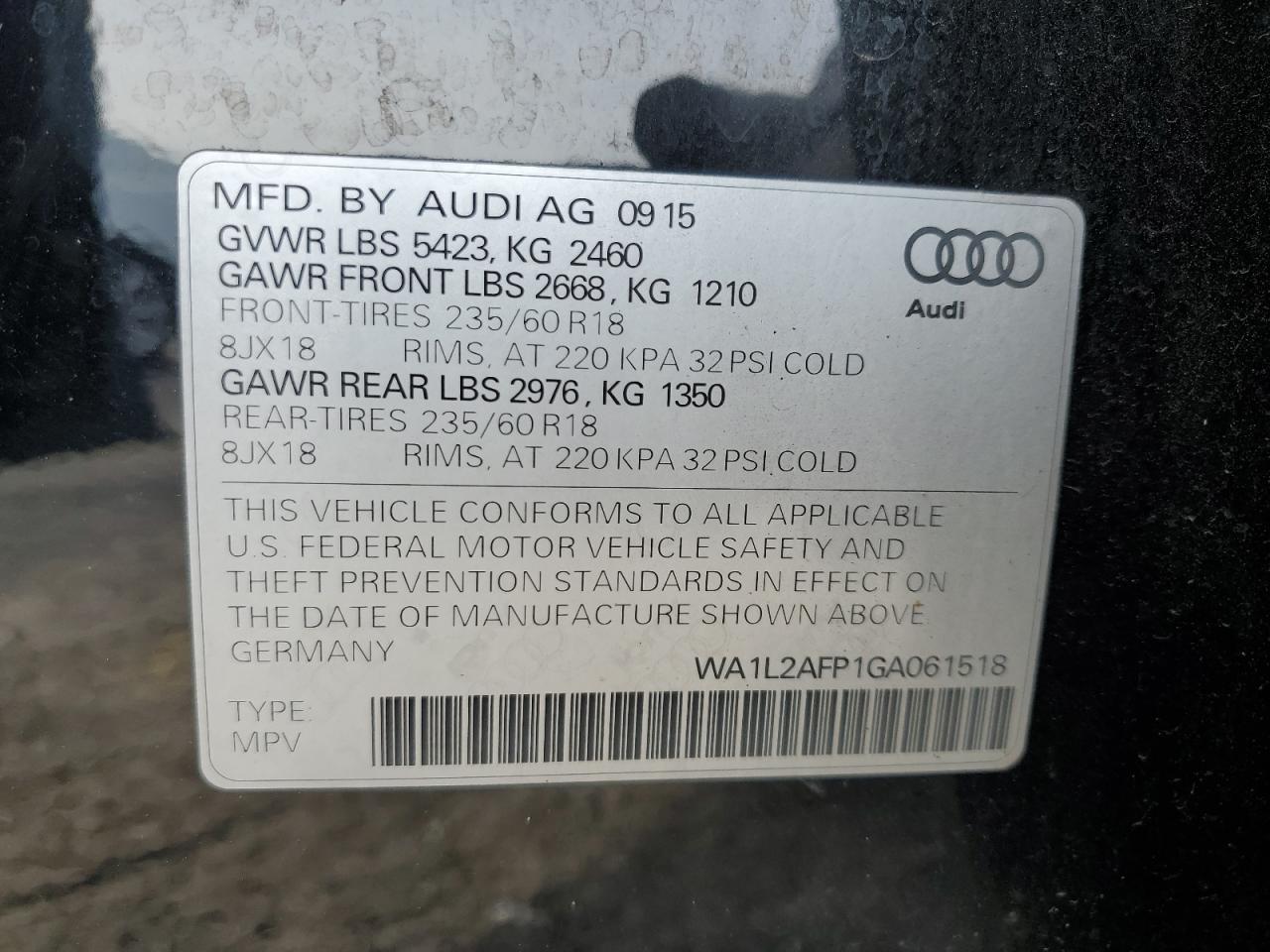2016 Audi Q5 - Image 13