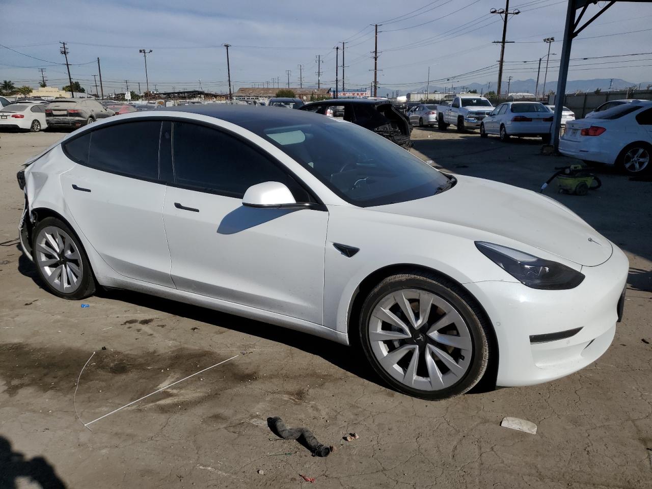 VIN 5YJ3E1EB3NF145007 2022 TESLA MODEL 3 no.4