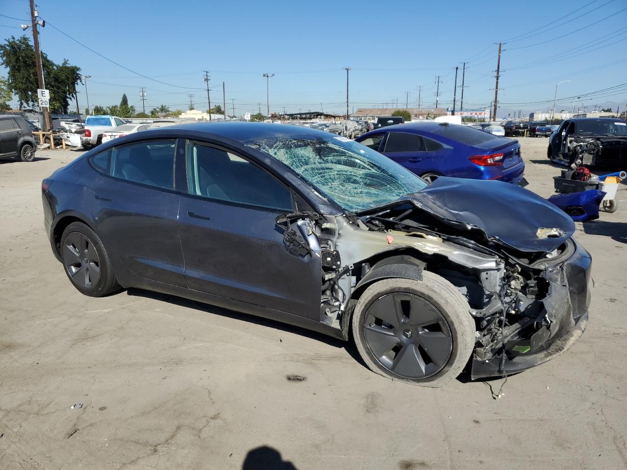 VIN 5YJ3E1EA0PF465203 2023 TESLA MODEL 3 no.4