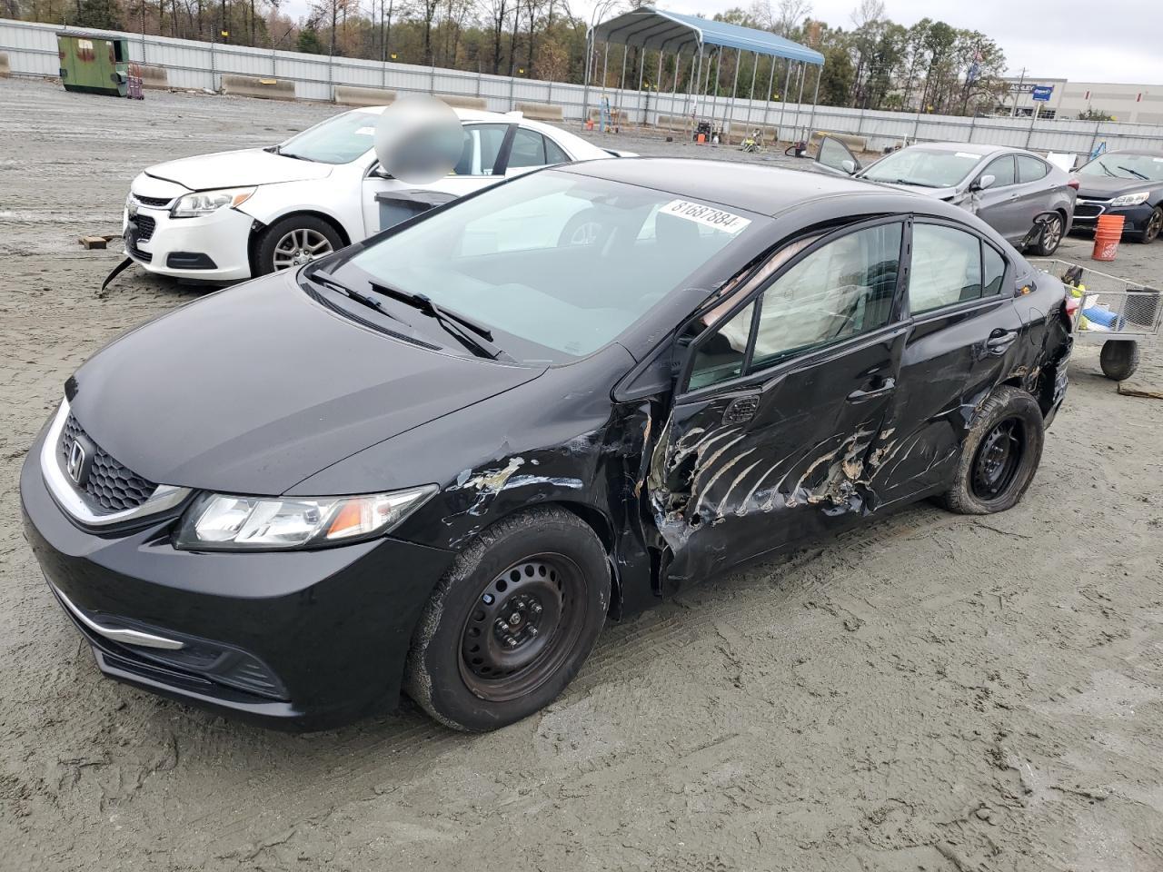 VIN 2HGFB2F54EH521147 2014 HONDA CIVIC no.1