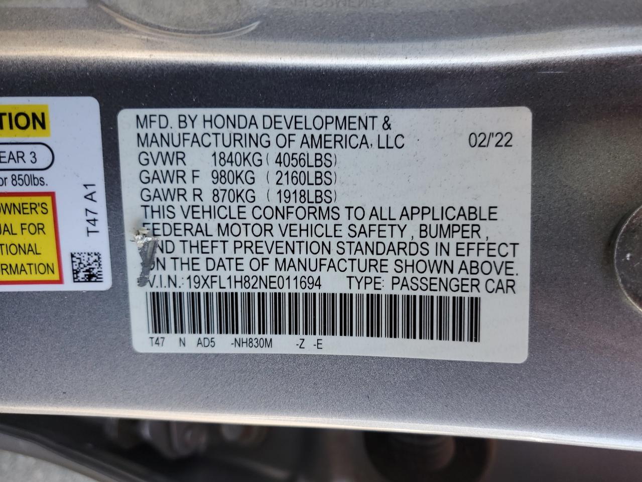 2022 Honda Civic - Image 12
