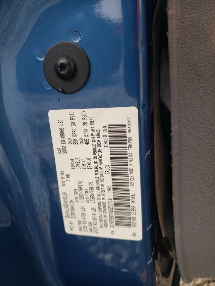 2006 Dodge Ram 2500 St VIN: 3D7KR28D76G251710 Lot: 81375844