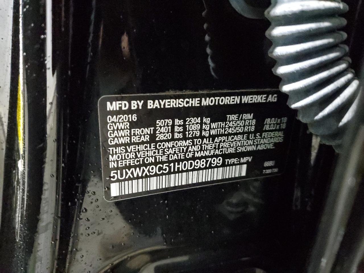 2017 BMW X3 - Image 13