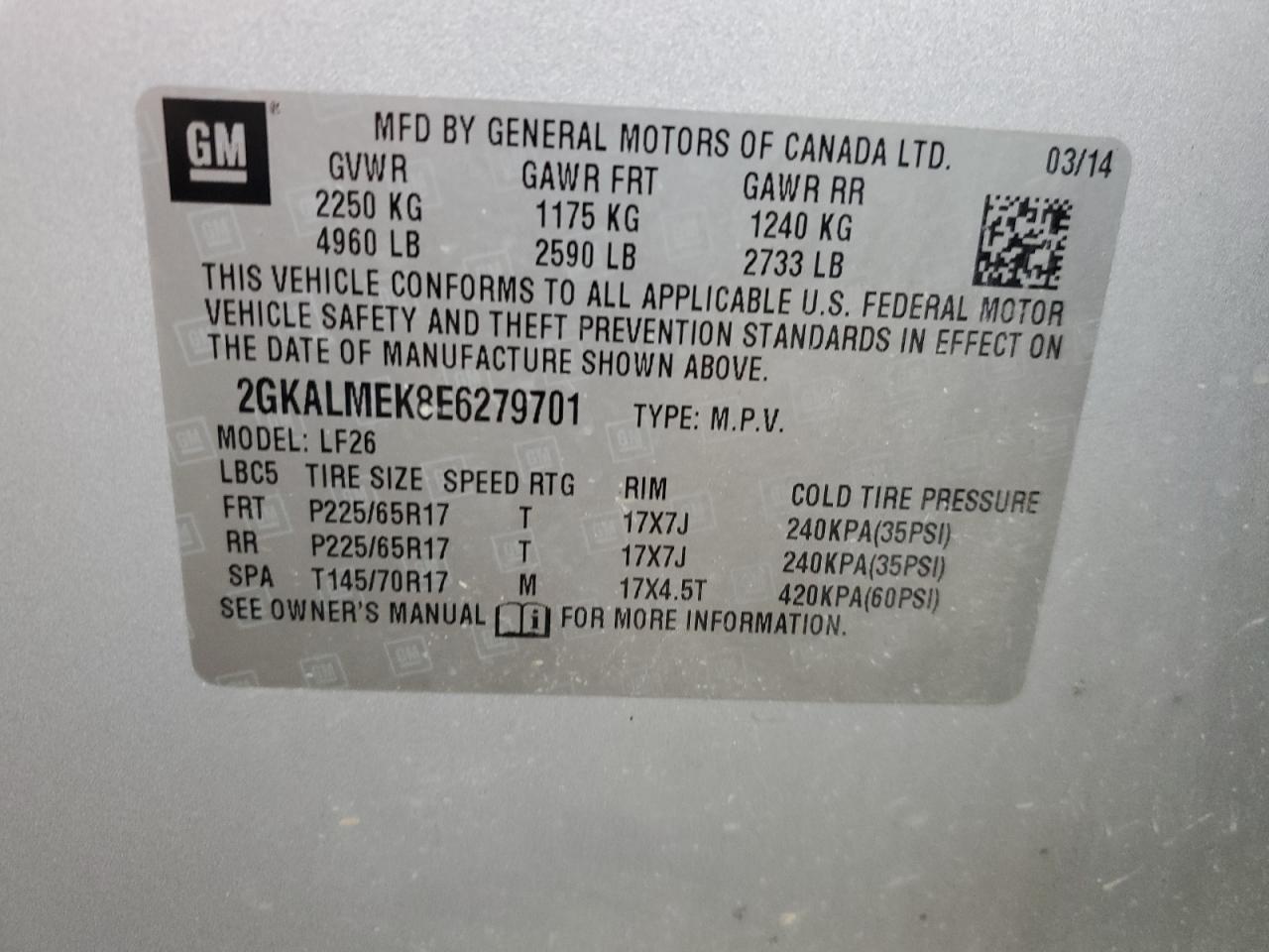 2014 GMC Terrain - Image 13