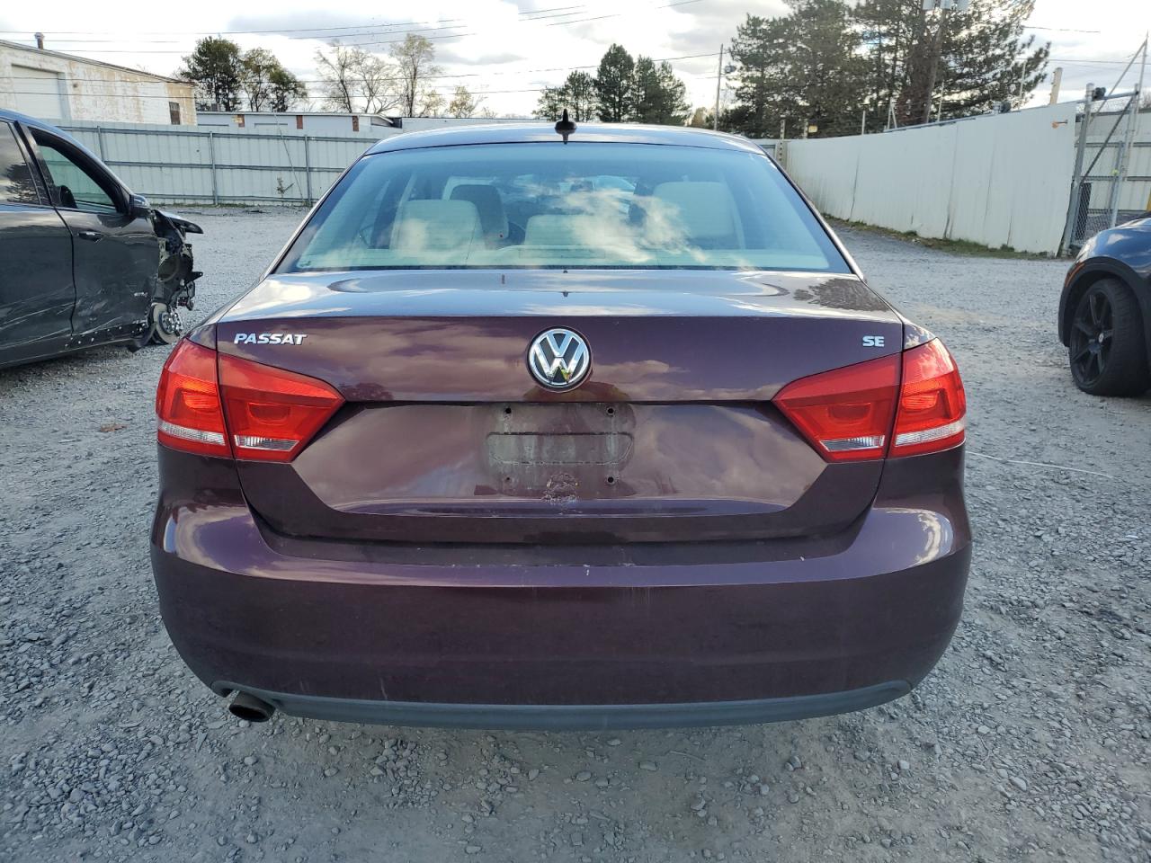 2012 Volkswagen Passat Se VIN: 1VWBP7A39CC038803 Lot: 76232744