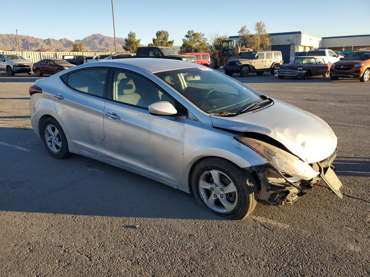 VIN KMHDH4AE2EU184445 2014 HYUNDAI ELANTRA no.4