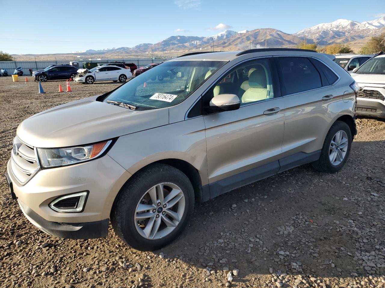 VIN 2FMPK4J80JBB89684 2018 FORD EDGE no.1