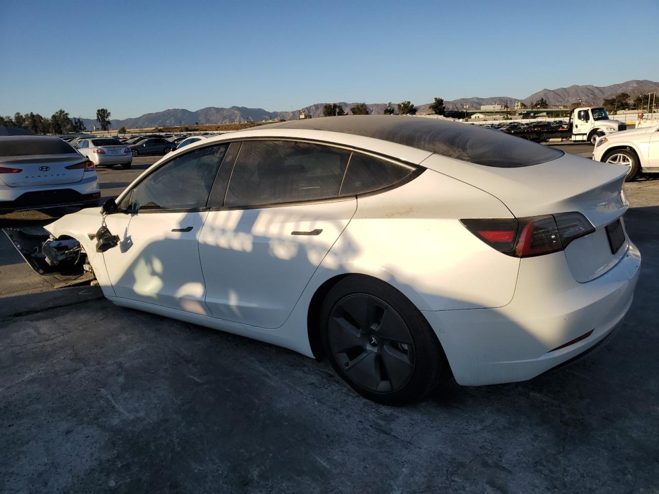 VIN 5YJ3E1EB7NF166877 2022 TESLA MODEL 3 no.2