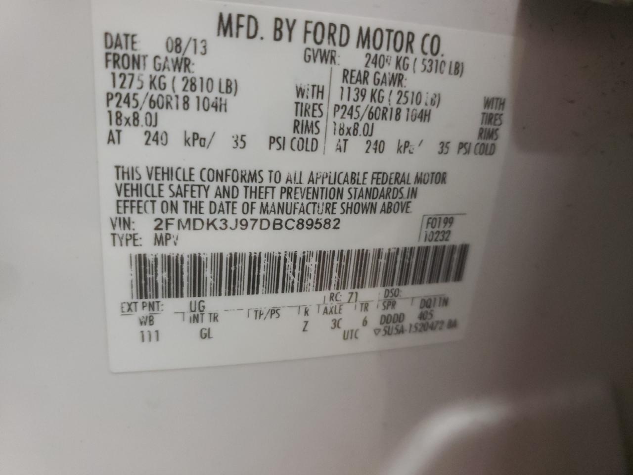 2013 Ford Edge - Image 13