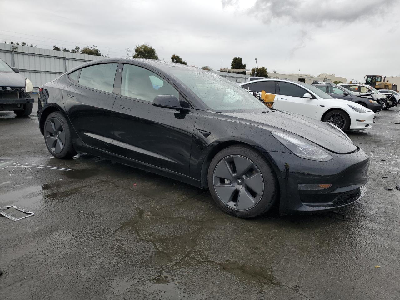 VIN 5YJ3E1EA1MF002207 2021 TESLA MODEL 3 no.4