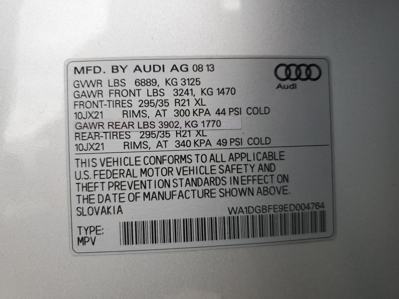 2014 Audi Q7 - Image 13